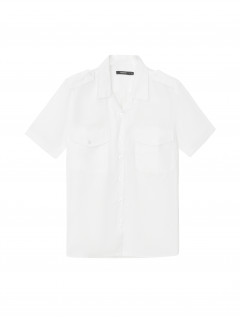 Women’s Premier Short Sleeve Blouse with Modesty Panel
